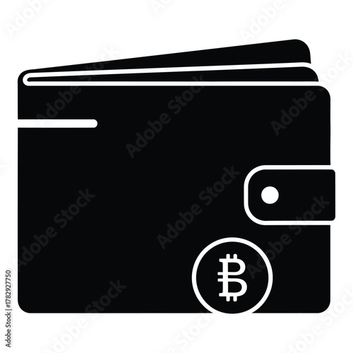 Digital currency wallet concept with coin for investment and savings