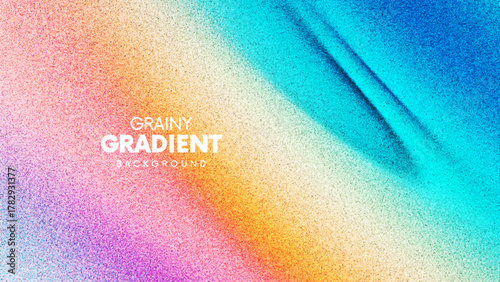 Soft grainy gradient background with pastel blue pink tones created from thousands of individual dots and blending in smooth harmony. Delicate noise texture adds tactile depth in modern minimal style