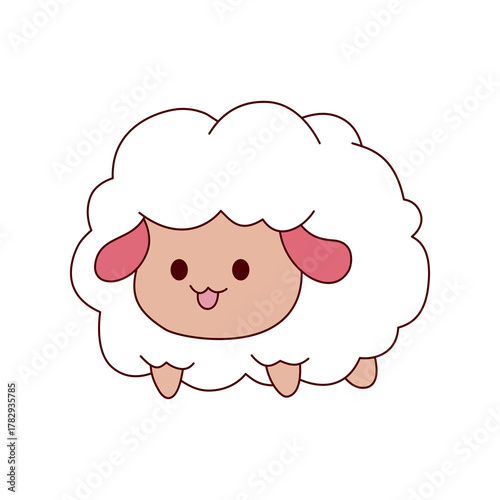 Wallpaper Mural cute white animal stickers Torontodigital.ca