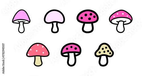 cute Mushroom Forest Pack (Set 1)
