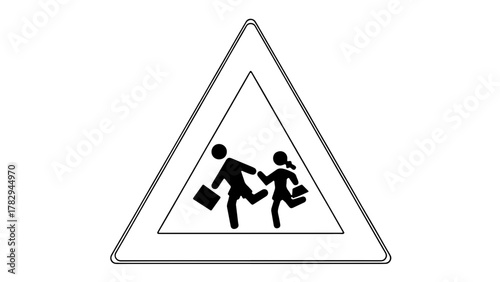 children going to school 