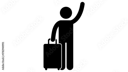 businessman with suitcase