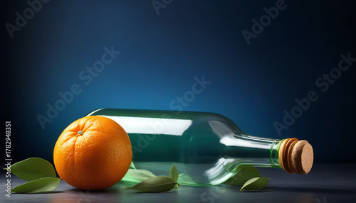 bottle of orange juice