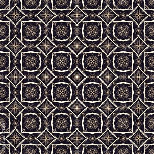 Seamless pattern floral design for wallpaper background and decoration’s 