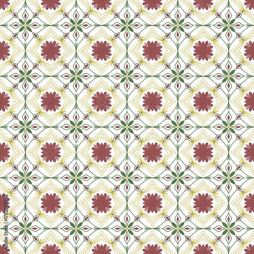 Seamless pattern floral design for wallpaper background and decoration’s 