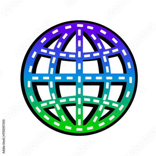 Modern minimalist logo design for website and online business