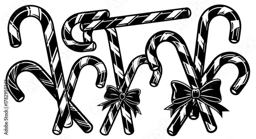 Modern whisk illustration for culinary designs