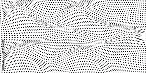 simple square dot wave pattern for banner poster background.