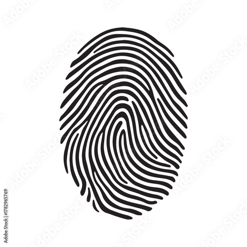 Heartbeat Fingerprint Logo Representing Life Emotion and Human Energy