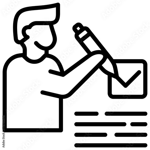 Assessment  Icon Element For Design