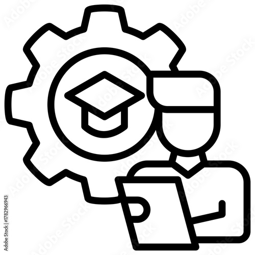 Apprenticeship  Icon Element For Design
