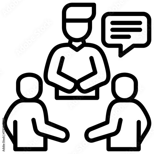 Counseling  Icon Element For Design