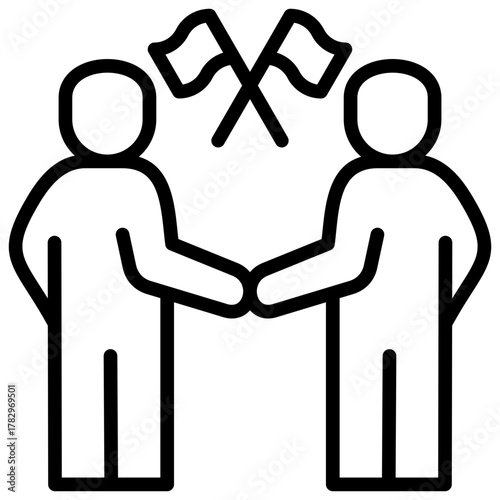 Diplomacy  Icon Element For Design