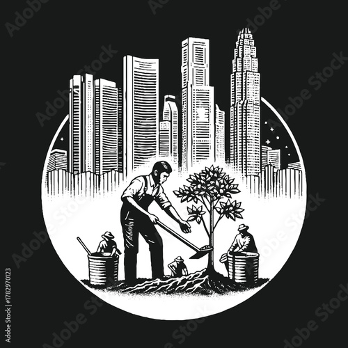 Urban Planting Initiative: Cultivating Green Spaces in Cities.