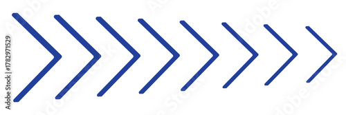 Black arrow vector icon symbolizing direction forward progress movement speed technology minimalistic chevron graphic simple shape dynamic navigation clean interface icon on transparent