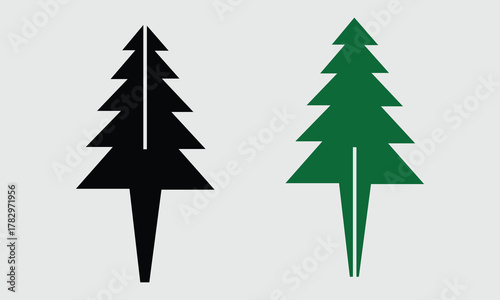 Christmas Tree Template and Outline for Holiday Crafts,