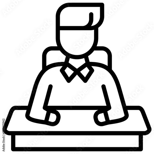 Chairman  Icon Element For Design