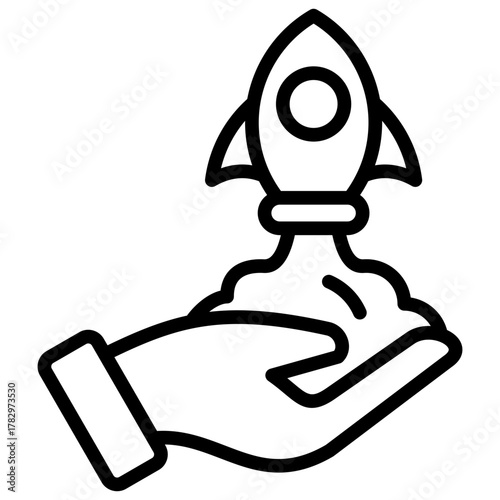 Startup  Icon Element For Design