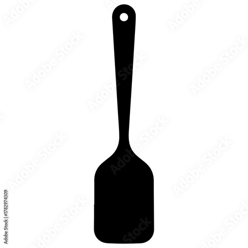 Spatula, a kitchen utensil for cooking food