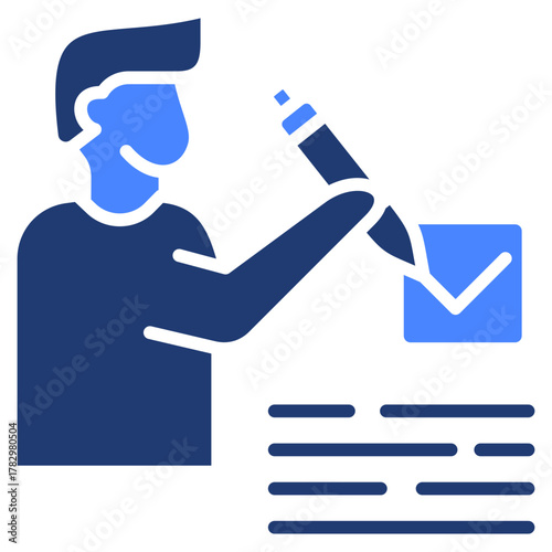 Assessment  Icon Element For Design
