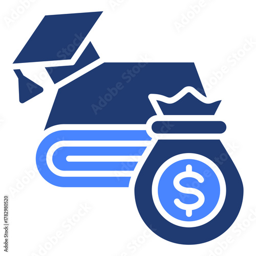 Education Funding  Icon Element For Design