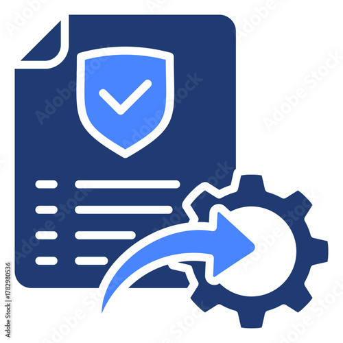 Policy  Icon Element For Design