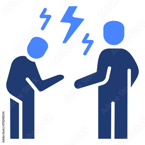 Conflict Resolution  Icon Element For Design