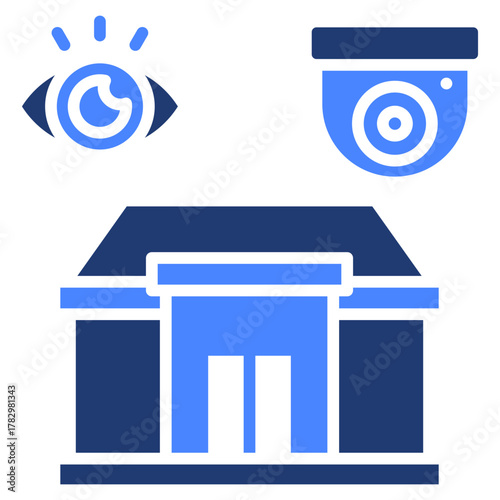 Surveillance  Icon Element For Design