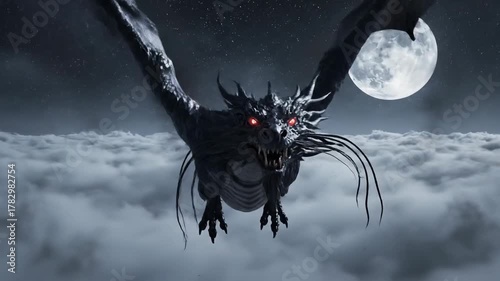 Night Flight of the Shadow Dragon A Fantasy Adventure.