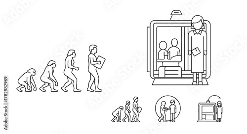 A cheerful, vibrant, and fun vector graphic illustration of a happy cartoon bumblebee collecting honey