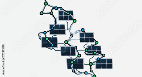 A cheerful, vibrant, and fun vector graphic illustration of a happy cartoon bumblebee collecting honey