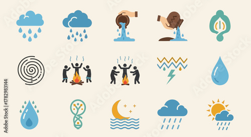 A cheerful, vibrant, and fun vector graphic illustration of a happy cartoon bumblebee collecting honey