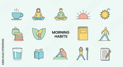 A cheerful, vibrant, and fun vector graphic illustration of a happy cartoon bumblebee collecting honey