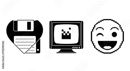 A cheerful, vibrant, and fun vector graphic illustration of a happy cartoon bumblebee collecting honey