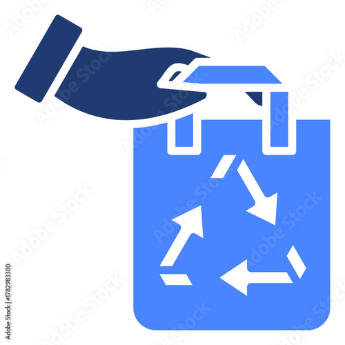 Eco Friendly  Icon Element For Design