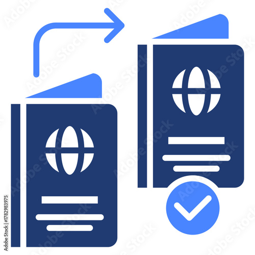 Naturalization  Icon Element For Design