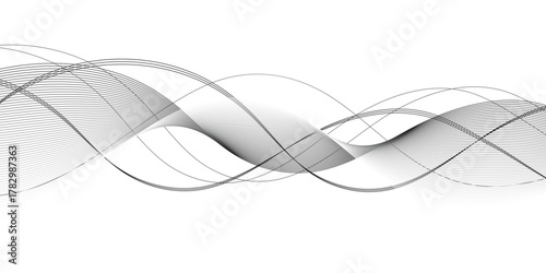 abstract creative blend wave lines technology background vector.