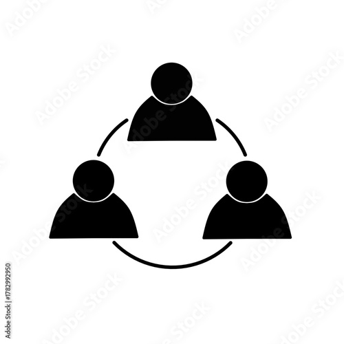 A collection of people icons representing group sizes. Perfect for use in demographics, social media, and team concepts.