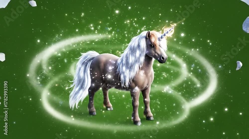 Unicorn Hatching A Magical Transformation from Egg to Majestic Creature.