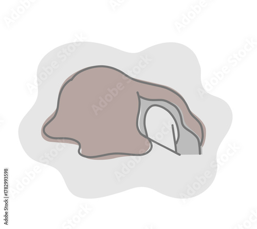 落ち込んで机に突っ伏す女性のイラスト素材