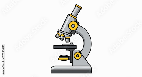 Essential Lab Microscope Illustration for Scientific Exploration & Discovery