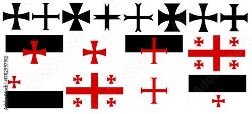 Templar Crosses and Flags