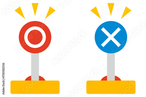 クイズ大会の早押し解答ボタン