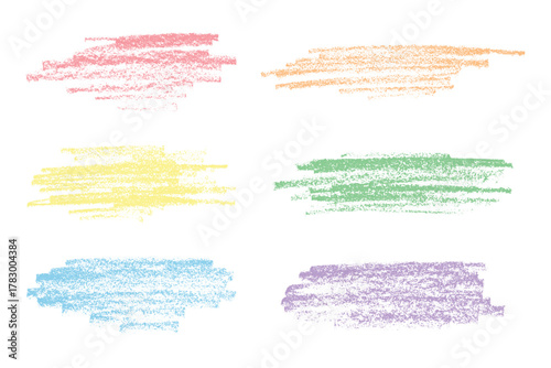 Set of brush paint stroke texture swatch Hand painted background Ink scribble dab clipart Paint smudge for tags and stamps design