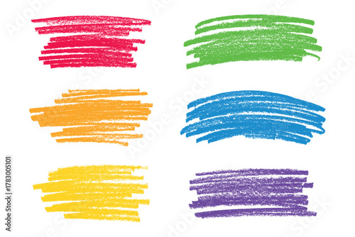 Set of brush paint stroke texture swatch Hand painted background Ink scribble dab clipart Paint smudge for tags and stamps design