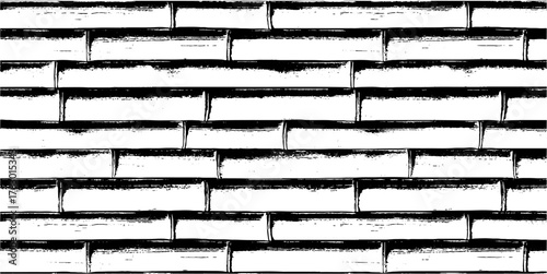 Bamboo Texture Vector Realistic vector texture of split or woven bamboo. Great for natural, organic, Asian, tropical, or rustic background designs and decorative overlays.