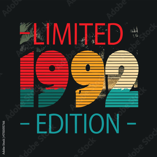 Limited Edition 1992 Dark Retro Design