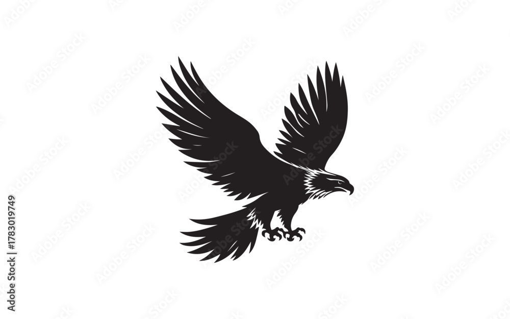 Obraz premium eagle on white background