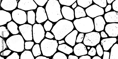 Stone Brick Texture Vector Realistic vector texture of an old stone or brick wall. Perfect for architectural backgrounds, grunge themes, construction, and historical designs.