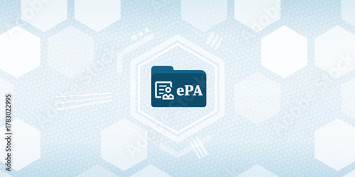 Electronic Patient Record Health Data Icon Vector Header